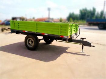 CE 6t Farm ATV Hydraulic Mini Trailer Agricultural Machinery Single Axis Tractor Trailers for Farm - Weifang Telake Agricultural Equipment Co., Ltd. - China