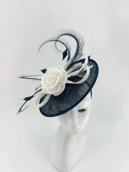 Ladies Fancy Derby Wedding Party Red Sinamay Handmade Church Hats - 5.0/5 - China