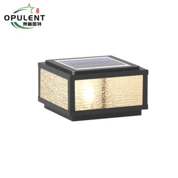 Solar Pillar Light Modern Simple Garden Residential Villa Courtyard Gate Outdoor Waterproof LED-Lights Solar Light for Outdoors - Wuxi Opulent Led Lighting Technology Co., Ltd - China