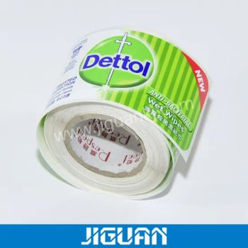 Custom Self Adhesive Battery Label Roll Sticker Printing Model NO. Z0401037 HS Code 4821100000 Feature Waterproof Artwork - Dongguan Jiguan Technology Co., Ltd. - China