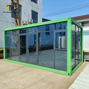 Shipping Container Pre Fab Buildings Office Garden Residential Garage Hotel Wooden Aluminium Sunshine Tiny House Prefabricated Cabins - Foshan Basic Technology Co., Ltd. - China