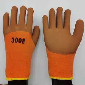 Latex Foam 3/4 Coated Terry Liner Winter Work Gloves Winter Warm - Linyi Golden Dragon Source Safety Technology Co., Ltd. - China