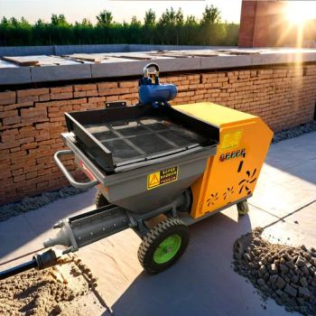 Mini Cement Putty Gypsum Lime Plaster Paint Sprayer Electric Construction Concrete Shotcrete Wall Plastering Rendering Stucco Mortar Spraying Machine - Shandong China Coal Industrial & Mining Supplies Group Co., Ltd. - China