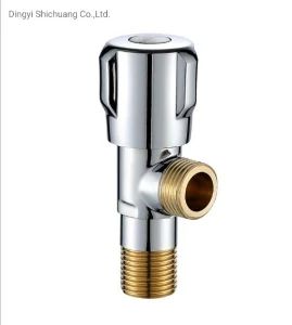 304 Stainless Steel Faucet Accessories Angle Valves Rotary Fixed Style Modern Finish Chrome Material Brass HS Code - Dingyi Shichuang Co.,Ltd. - China