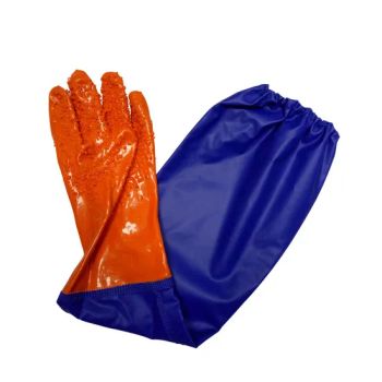 Fishing Gloves Chemical Resistant PVC Gloves with Long Sleeves - Hangzhou Hemai Imp & Exp Co., Ltd. - China