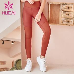 Custom Four-Way Stretch Women Yoga Leggings Type Shorts Origin China Tag Custom Tags Trademark Custom Logo Custom Logo Color Custom - Dongguan Humen Hucai Garment Co., Ltd. - China