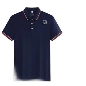 Men Polo Shirt Summer Short Sleeve Cotton Eco 180g MOQ100 Custom Logo 15D - Guangzhou Colorful Clothing Co., Ltd. - China