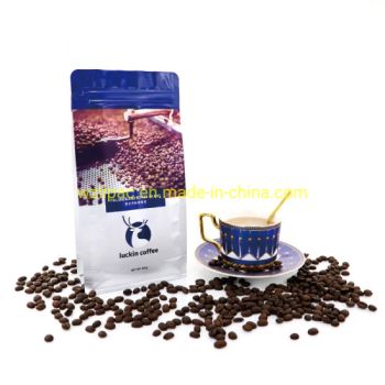 Custom Printed Packaging Roasted 5lb Block Bottom Coffee Beans Bag Zip Silver Gusset Aluminium Foil - Wenzhou TRADE-STAR Co., Ltd. - China