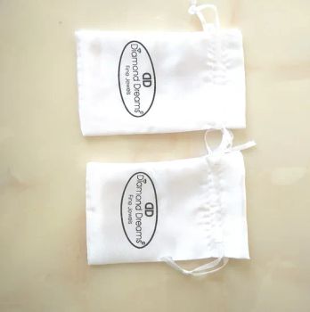 Promotional Multipurpose Silk Satin Drawstring Packing Bags, Custom Print Reusable Satin Gift Bag with Logo - Yiwu Tina Craft Co., Ltd. - China