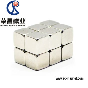 10mm X 10mm X 10mm Powerful NdFeB Magnetics Block Neodymium Magnet - Zhejiang Rongxin Magnet Co., Ltd. - China