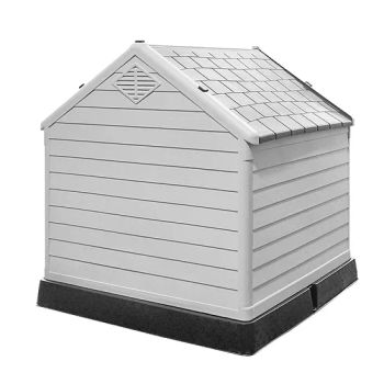 Durable Waterproof Plastic Pet Dog House Indoor Outdoor Puppy Shelter Kennel with Air Vents and Elevated Floor - Dongguan Petisland Pet Product Co., Ltd. - China