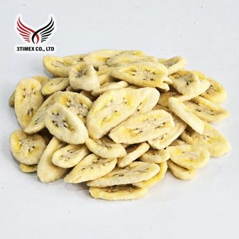 Wholesale Low Sugar Crispy dried banana chips Dried Fruit Snack Food Bulk Vacuum Pack Gluten-Free Instant Use Vegetable Snacks - 3TIMEX CO., LTD - Vietnam