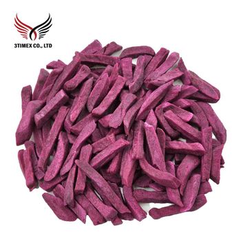 Wholesale Best Price Dried Purple Sweet Potato Slices High Quality Freeze Dried Nutritious Healthy Snack Dry Fruit From Viet Nam - 3TIMEX CO., LTD - Vietnam