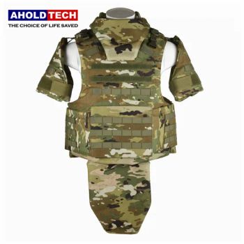Multicam Camouflage Nij Iiia Tactical Full Protection Vest Size L/XL Origin China Warranty 5 Years HS Code 6211339000 Model NO. ATBV-F01 - Ningbo Ahold Security Technology Co., Ltd. - China