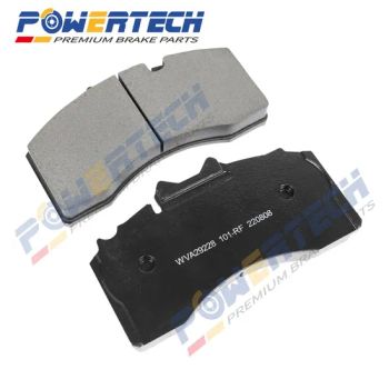 Truck & Bus Semi-Metallic Brake Pads Stable Friction Low Fade - Qingdao Powertech Auto Parts Co., Ltd. - China