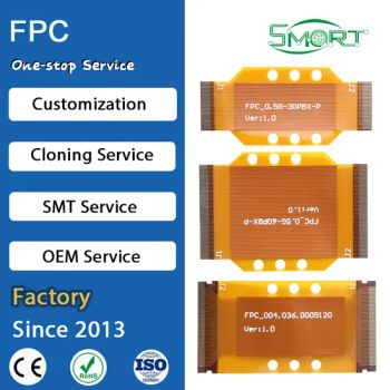 FPC Cable Customized PCB Manufacturing Flexible Circuit Board FFC FPC Flat Flexible Cable - Shenzhen Smart Electronics Co., Ltd - China