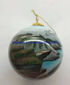 Inside Painted Glass Ball Ornaments Origin China Model NO. 75mm HS Code 95051000 Color Multicolour Suitable for Adult Trademark - High Step Corporation Limited - China