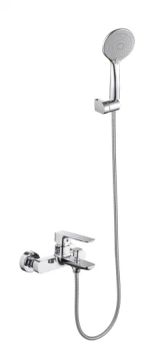 Bathroom Accessories Water Tap Wall Mounted Exposed Polished Chrome Solid Brass Bathroom Shower Mixer Shower Faucet Bathtub Mixer Bathtub Faucet - Xiamen Muses Technology Co., Ltd. - China
