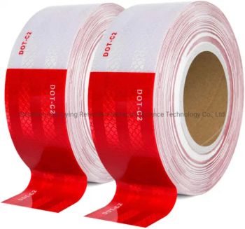 High Quality 2.5cm / 5cm 10cm Red+White Road Safe Parking System with Ticket Dispenser Pet Reflecetive - Wenzhou Xiangying Reflective Materials Science Technology Co., Ltd. - China