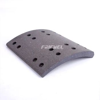 Brake Lining (19630) and Remove Brake Shoes Machine Origin China Position Front Model NO. 19630 Trademark Fricwel HS Code - FRICWEL AUTOMOTIVE LIMITED - China