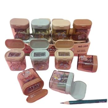 Creative Capybara Mini Pencil Sharpener Double-Hole Lid Cartoon Pen Sharpener - Ningbo East Wonder Import and Export Co., Ltd - China