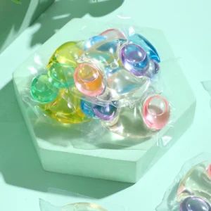 Super Concentrated Laundry Gel Powerful Anti-Fouling Natural Detergent Pods Liquid Laundry Pods Detergent - Foshan Polyva Materials Co., Ltd - China