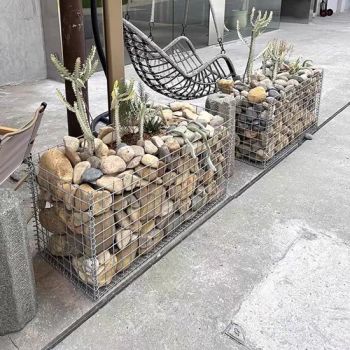 Heavy-Duty Galvanized Welded Wire Gabion Baskets for Gardens Style Nested Origin China Province Hebei Size 1*0.5*0.5m Technics Welded - Raoyang Zerun Metal Wire Mesh Co., Ltd - China