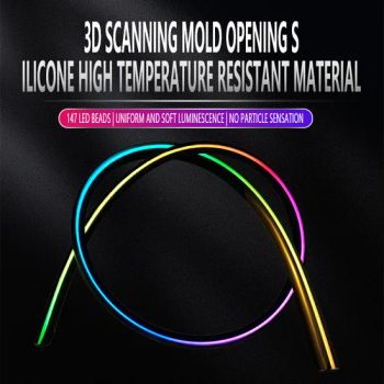 Flexible Acrylic Fiber Optic Car Interior Symphony Light Car LED Neon Ambient Light Strip Kit - Guangzhou New Vision New Material Technology Co., Ltd. - China