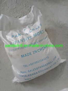 Quick Crack and Soundless Expansive Mortar Color Request Trademark PANDA Weight 20kg/Bag HS Code 82071990 Transfer Only - YANTAI PANDA EQUIPMENT CO., LTD. - China