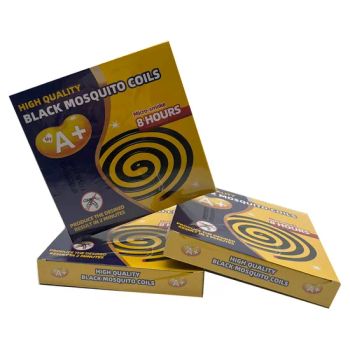 120mm Mosquito Killers Incense Smokeless Indoor Outdoor Use Black Mosquito Coil - Quanzhou ERA Sanitary Products Co., Ltd. - China