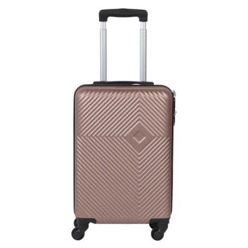 3 PCS Pink Stripe Suitcase Set Zipper Lock Trolley Manufacturer ABS Luggage - Cathylin Group Llimited - China