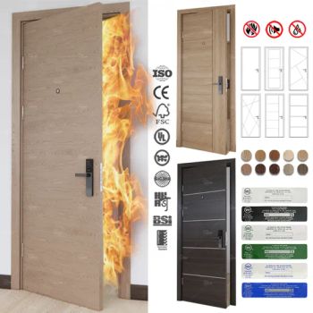 China Top Factory Custom UL/En/BS/as Certified List Hotel Fire Proof Doors for Hotel Room Wooden Fire Rated Doors Hotel Fireproof Doors Wood Fire Doors - Guangdong Yohome Industrial Co., Ltd - China