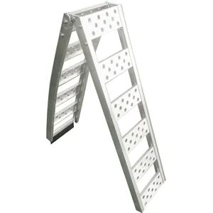 Aluminum Ramp Foldable Loading Motorbike ATV Pickup Truck Capacity 1500lbs - Ningbo Rongtu Machinery Co., Ltd. - China