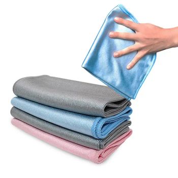 Household Lint Free Glass Polishing Kitchen Dish Towel Reusable Dishcloth Microfiber Cloth Windows Mirrors Glass Cleaning Cloth Rag - Ningbo Cozihome Houseware Co., Ltd. - China
