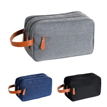 Dry and Wet Separation Travel Portable Waterproof Wash Bag Cosmetic Bag Pouch Makeup Bags - Taizhou Lantiger Travelware Co., Ltd. - China