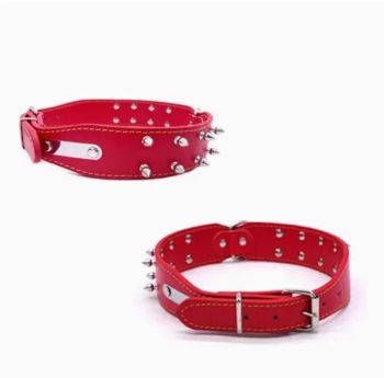 High-Quality Studded Dog Collar for Large Pets and Leashes Brand None Width 2.5CM Origin China Condition New Trademark none - Monica Technology (Shenzhen) Co., Ltd. - China