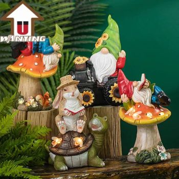 Custom High Quality Wholesale Resin Craft Fairy Decorative Lights Outdoor Sculpture Gifts - Quanzhou U-Wanting Art & Crafts Co., Ltd. - China