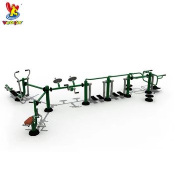 Multi Functional Combination Children Sports Park Kids Workout Outdoor Gym Fitness Joint Equipment for Exercise Training - NANJING WANDE SPORTS INDUSTRY GROUP CO., LTD. - China