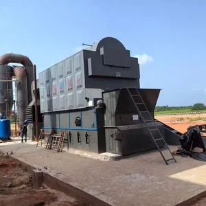Horizontal Chain Grate Szl 15 Tons Coal Wood Steam Boilers - HENAN TAIGUO BOILER PRODUCTS CO., LTD. - China