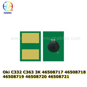 Toner Cartridge Chip for Oki C332 C363 3K 46508717 46508718 46508719 46508720 46508721 - HONHAI TECHNOLOGY LIMITED - China