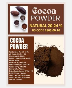 COCOA POWDER, FAT 20 - 24 %