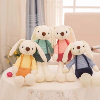Cute Long Ear Rabbit Plush Toy Grab Machine Doll Wedding Company Activity Gift Children's Doll - Hunan Mishan Technology Co., Ltd. - China