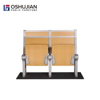 Double Student Chair with Writing Pad Two Seater School Furniture Desk and Chair - Guangdong Oshujian Furniture Co., Ltd. - China