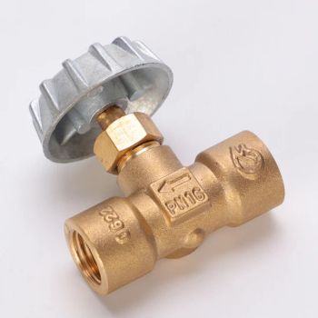 Stove Burner Valve Brass Needle Valves 1/4‘ ’ for Gas Copper Pipe - Ningbo Riteco Copper Co., Ltd. - China