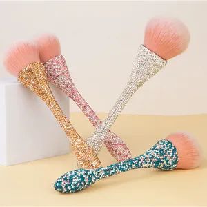 Wholesale Rhinestones Nail Art Dust Brushes Soft Cleaning Glitter Powder Nail Brush - Ningbo Sundy Imp & Exp Co., Ltd. - China