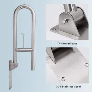 Stainless Toilet Safety Rails Disabled Flip-up Bathroom Grab Bar Hospital for Elderly - Degol Hardware Co., Ltd. - China