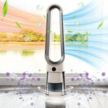 3 in 1 Tuya Smart Hot and Cooling Tower Pedestal Fans Remove 99.9% Pollutants Standing Bladeless Fan Heater and Air Purifier Fan - Hangzhou Crossbow Brand Electric Appliance Co., Ltd. - China