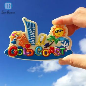 Custom Logo Print Refrigerator Magnet 3D Country City Tourism Souvenirs Fridge Magnet - Wenzhou Guda Technology Co., Ltd. - China