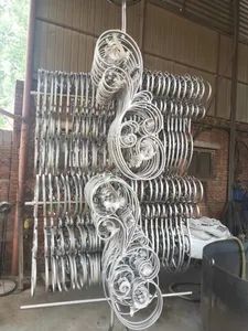 Gate Door Fence Decoraion Wrought Irons Origin China Material Metal Color Raw Color Size Many Styles Supply Sample Yes Structure - Hebei Langduo Trading Co., Ltd. - China
