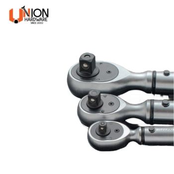 Low MOQ Hand Tool Adjustable Alloy Steel Reversible Torque Wrench Set 1/4 3/8 1/2 Inch Customized Torque Wrench with Factory Manufacturing - Hangzhou Union Hardware Co., Ltd - China